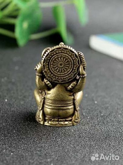Ганеша фигурка из латуни