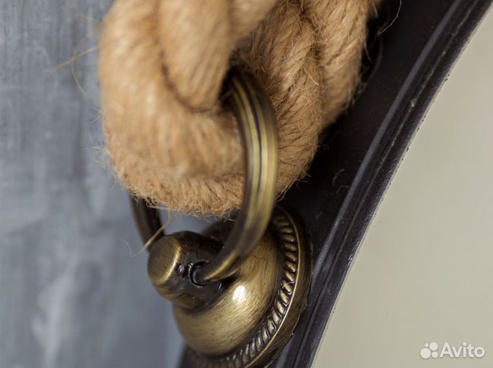 Зеркало на канате в стиле лофт