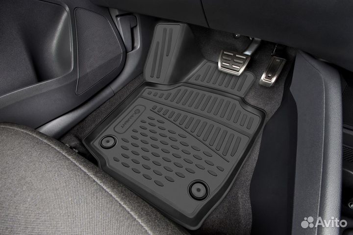 Коврики 3D в салон Peugeot 408 2012, 4 шт / Пежо
