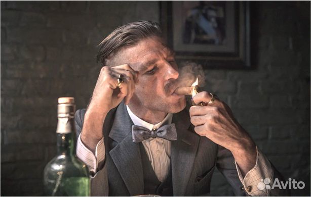 Пол Андерсон Острые козырьки автограф на металле