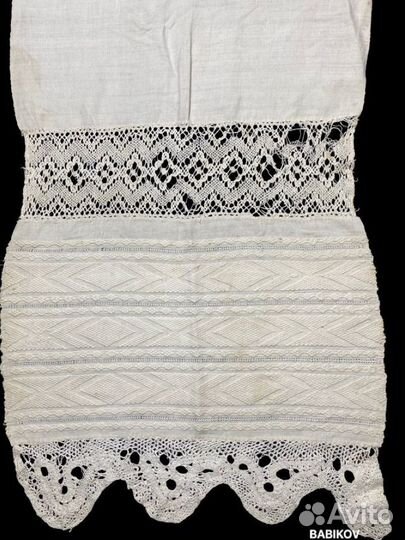 Старинный домотканый рушник Полотенце 19 век