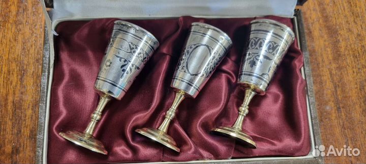 Серебряные рюмки 875 пробы