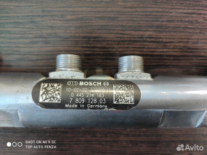 Топливная рампа Bmw X3 2.0D E83 N47 2009