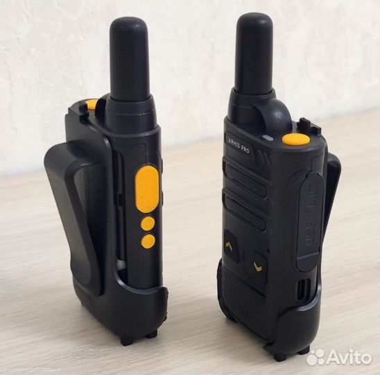 Легкая рация с наушником, комплект 2 штуки