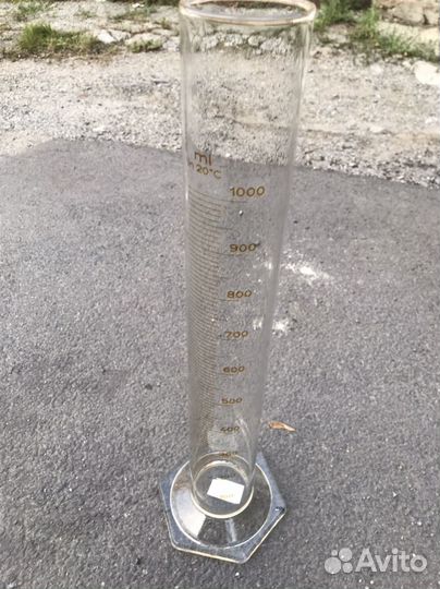 Пробирка стеклянная целендрическая 1000 мл