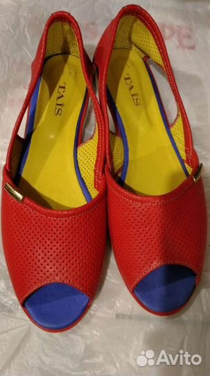Балетки кожа 42размер