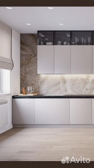 Белая кухня