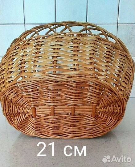 Корзина плетеная из ротанга