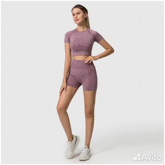 Ф51.Костюм спортивный женский бесшовный