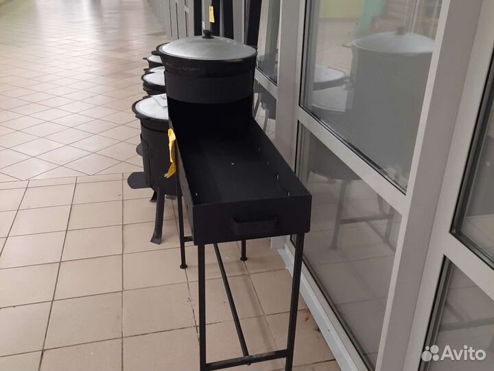 Мангал и печь с съёмный ножки