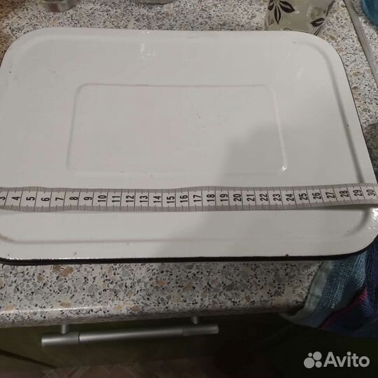 Лоток эмалированный для холодца