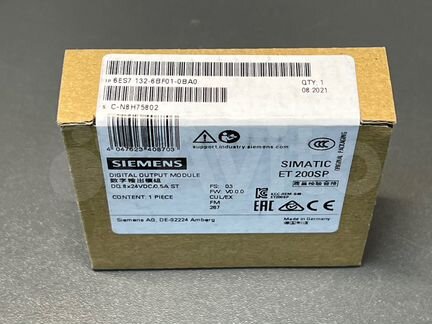 Siemens 6ES7 132-6BF01-0BA0 новый, 2021 г.в. 3 шт