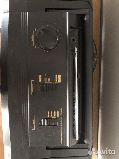 Двухкассетный магнитофон JVC PC-W150 с радио