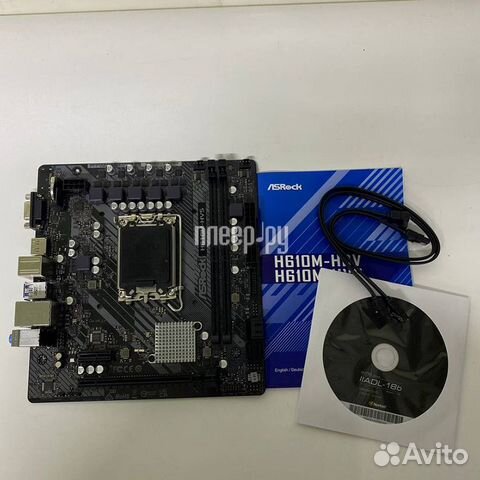 Материнская плата ASRock H610M-HVS купить в Москве | Электроника | Авито