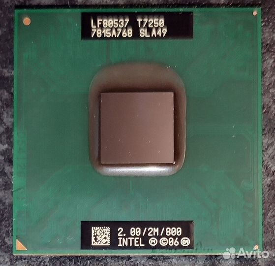Процессор intel core 2 DUO T7250