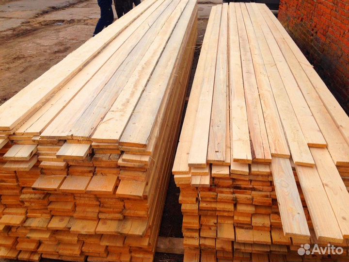 Доска сосна пиленая 25х150х6000мм, от производител