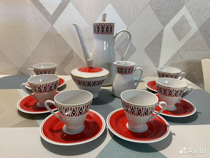 Сервиз кофейный ГДР винтаж