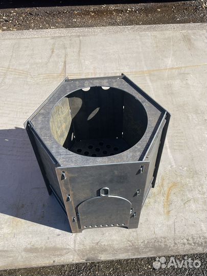 Печь дровяная под казан(разборная)