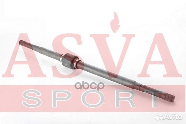 Полуось правая 22X742X22 kash-crtrh asva