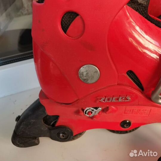 Роликовые коньки Roces раздвижные р 35 - 39 Ролики