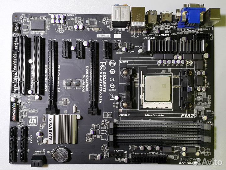 Материнские платы FM2, AM3+, память DDR3, процы