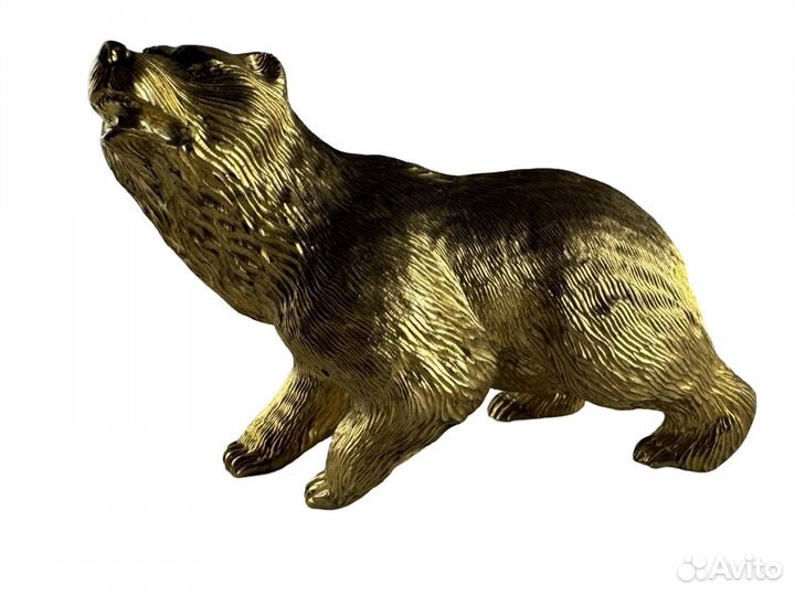 Бронзовый медведь статуэтка