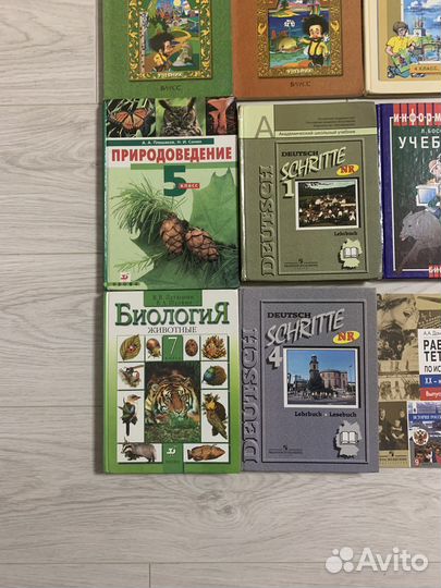 Школьные учебники русский литература разные б/у