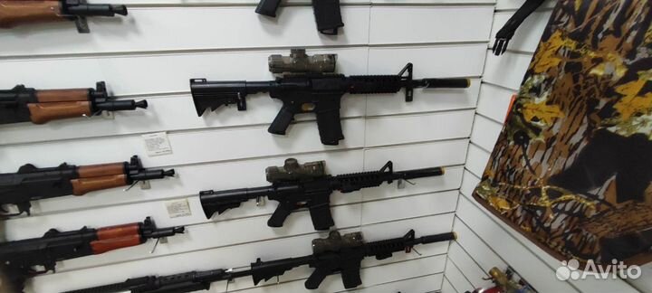 Гидрогелевый автомат М4А1 ак 47 ак12