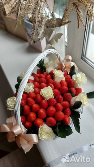 Букет из клубники в шоколаде