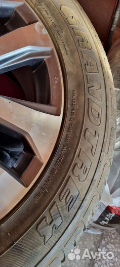 Оригинальный диск с резиной Danlop Toyota LC 200