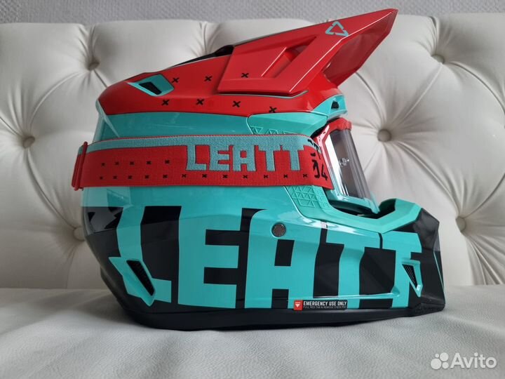 Кроссовый Мотошлем с очками Leatt Moto 7.5 Fuel