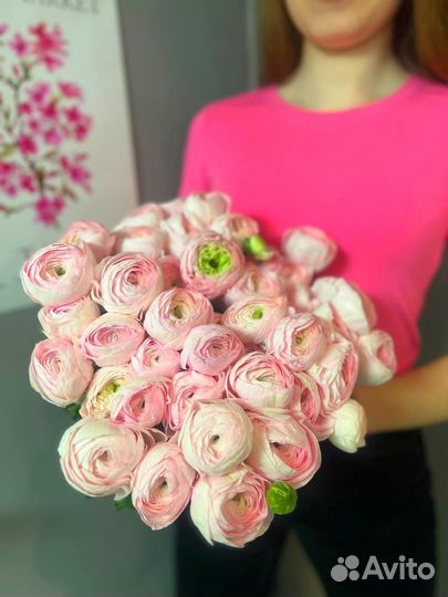 Ранункулюсы букет