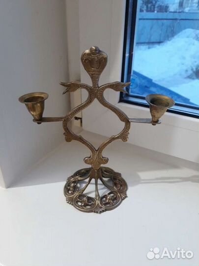 Подсвечник Кобра Индия