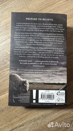 Книга American Gods Neil Gaiman