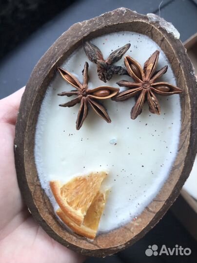 Ароматическая свеча ручной работы