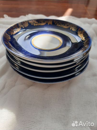 Блюдца cobalt лфз СССР