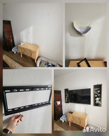 Монтаж телевизора