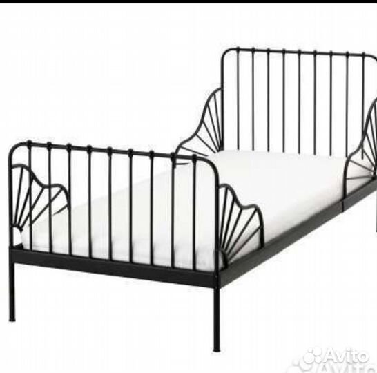 Детская кровать IKEA minnen с матрасом