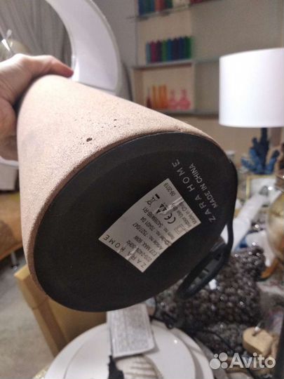 Zara home светильник настольная лампа