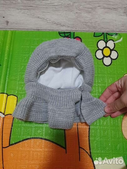 Шапка шлем журавлик