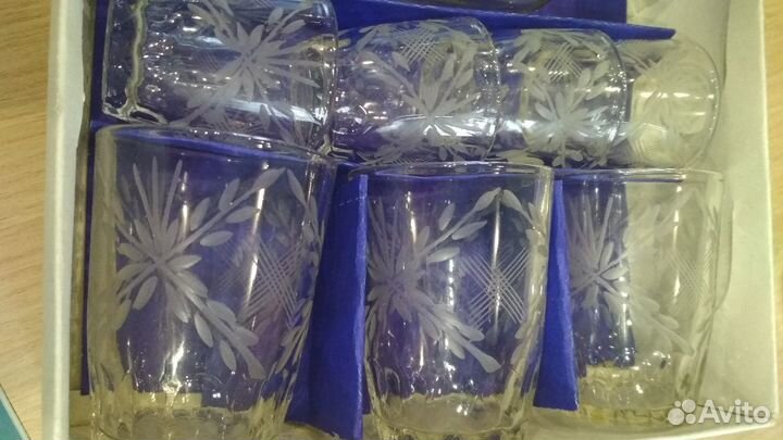 Набор рюмок и стопок + графин