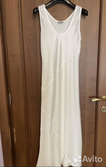 Платье комбинация i am studio белое и голубое S