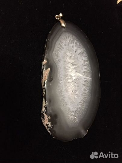 Срез агата, подвеска