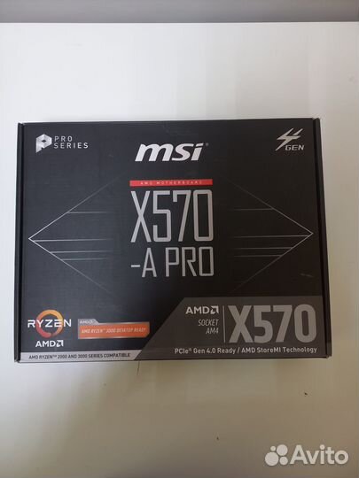 Материнская плата MSI x570-a pro am4
