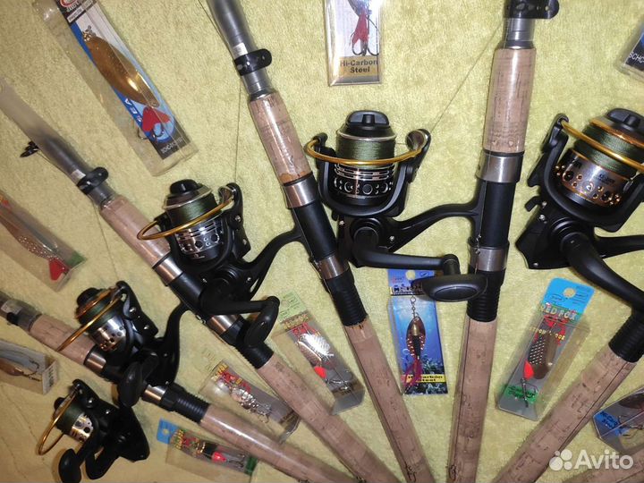 Спиннинги в сборе