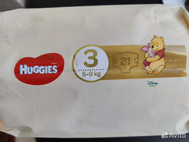 Подгузники Хаггис элит софт размер 3 5-9кг