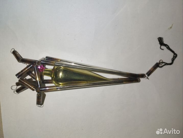 Елочные игрушки СССР стеклярус