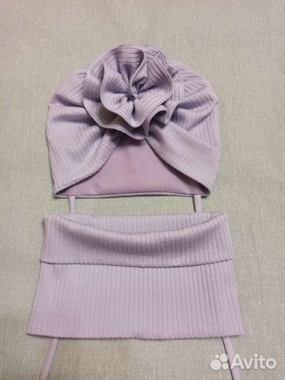 Шапочки тюрбан для девочек