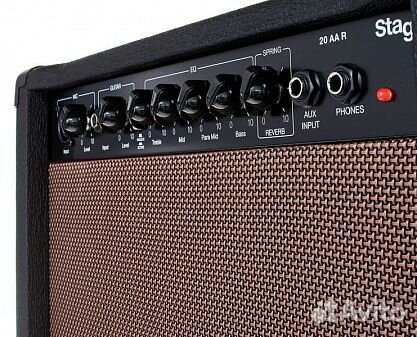 Комбо для акустической гитары 20 Вт Stagg 20 AA