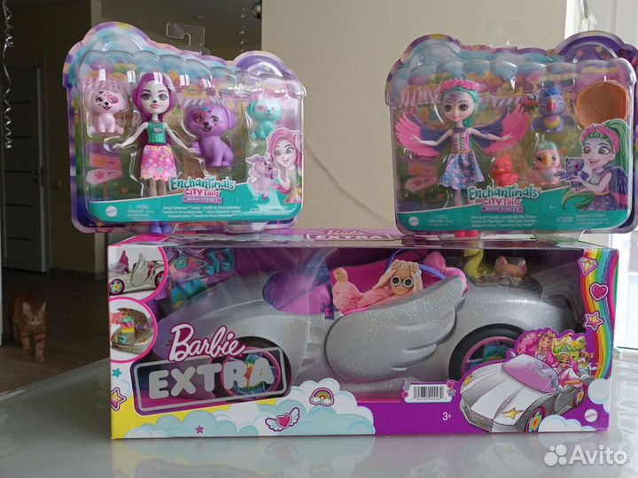 Barbie extra enchantimals оригинал машина барби